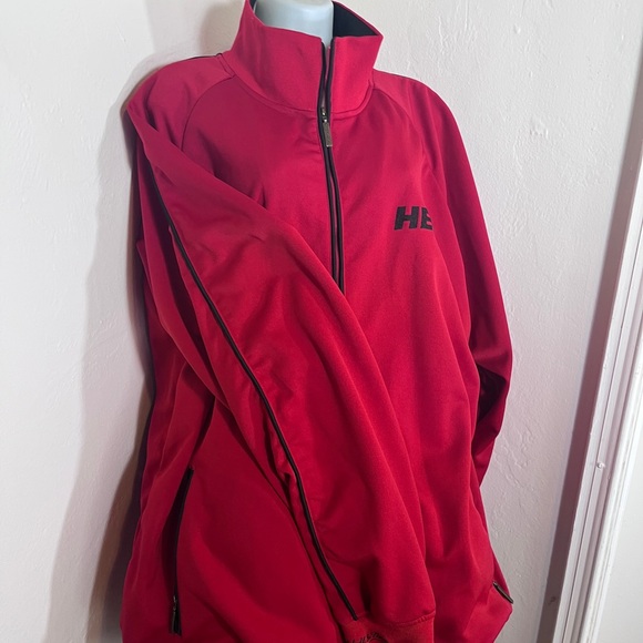 HEAT Mitchell & Ness Hardwood classics Red Performance Full-Zip Jacket Size 3XL - Picture 4 of 8